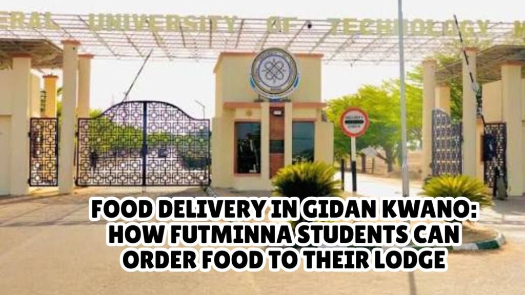 Food Delivery in Gidan Kwano: How FUTMINNA Students Can Order Food to Their Lodge